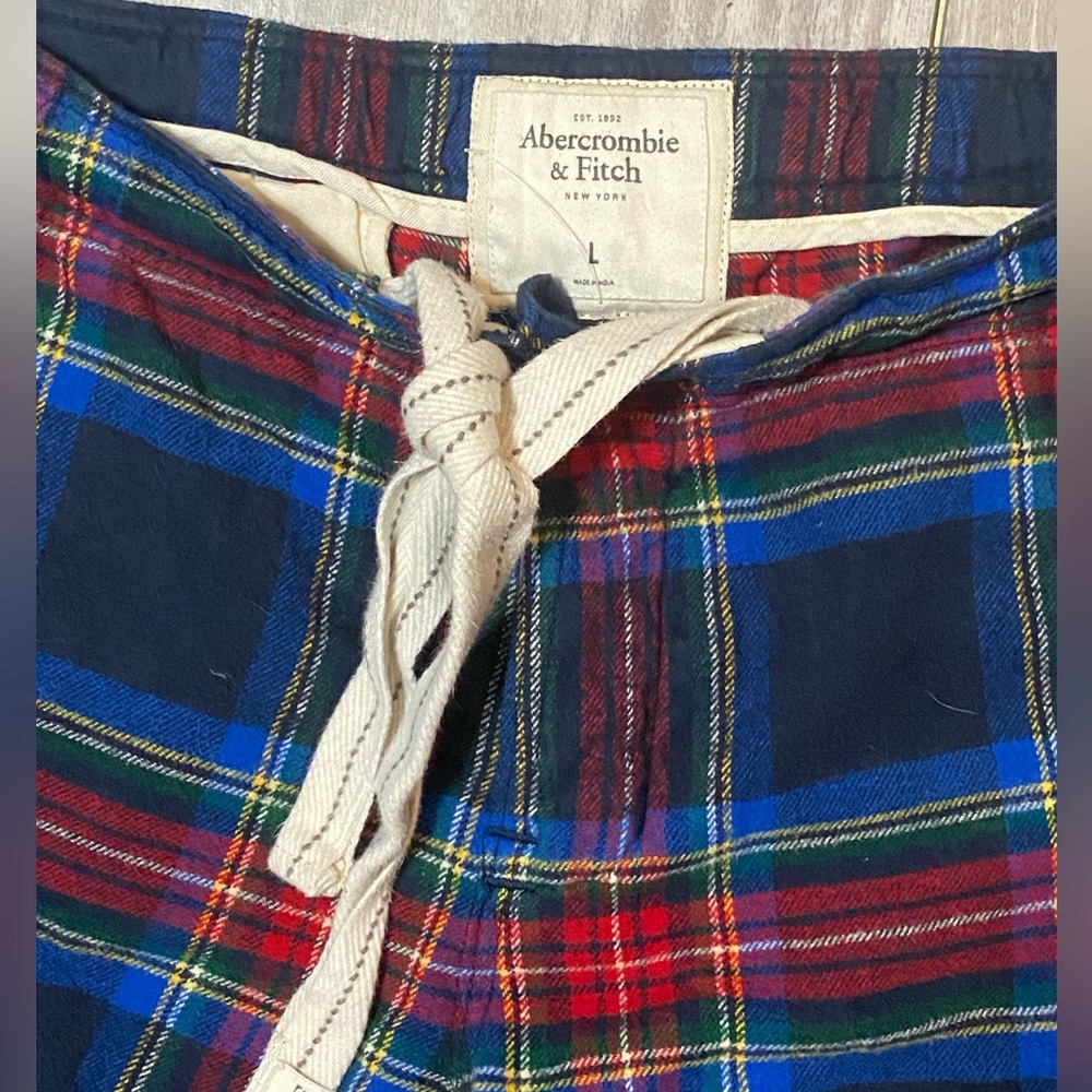 Abercrombie and Fitch Mens Flannel Sleep Pants Pajamas - Picture 3 of 3